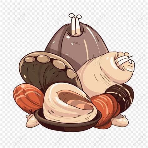 Kabibe Clipart Kabibe Kabibe Sea Shell Cartoon Vector,vector .